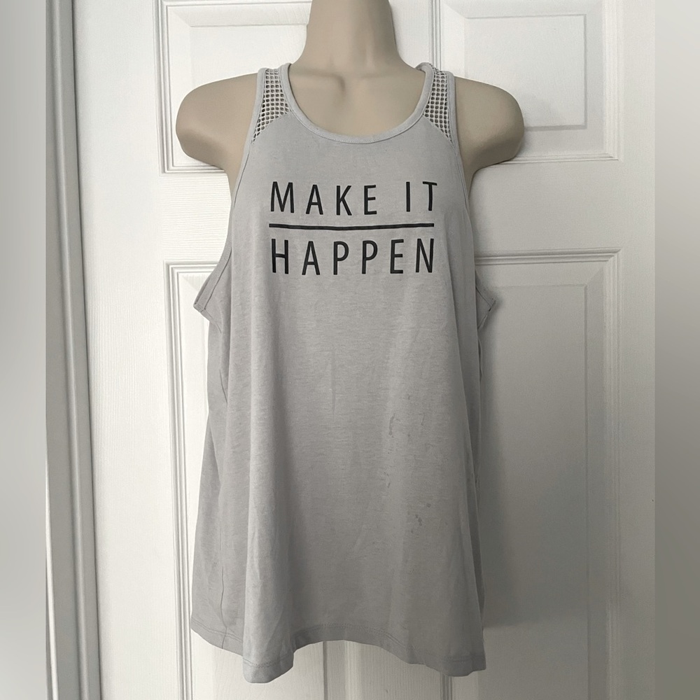 Make it Happen Athletic Racerback Tank